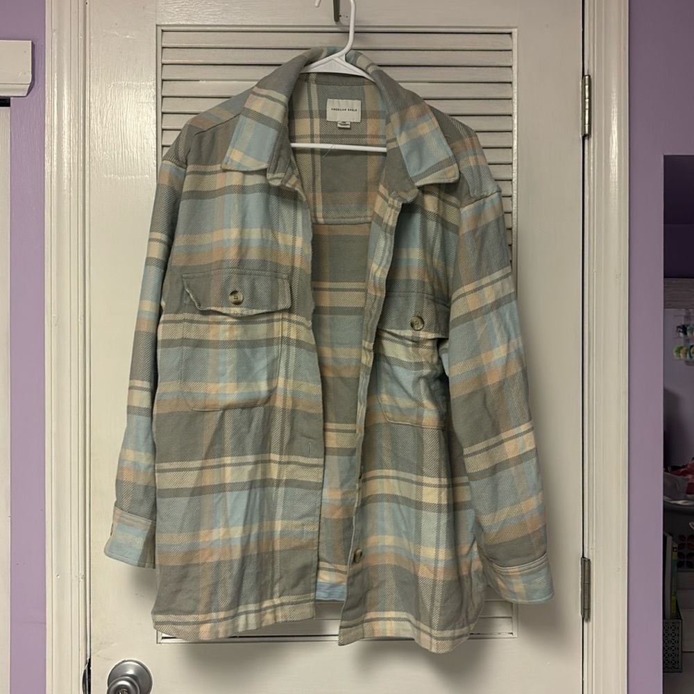 American eagle flannel jacket